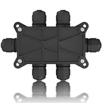 Sully IP65 Waterproof Junction Box for WAGO 221 Connectors, Black