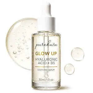Organic Hyaluronic Acid Serum for Face with Vitamin B5 + Green Tea