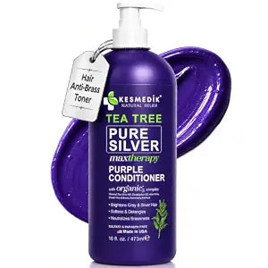 Tea Tree Purple Conditioner for Bleached, Silver & Gray Hair, 16 floz