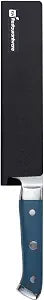 Restaurantware-Sensei 8.5 x 2 Inch Knife Sleeve, 1 Knife Protector - Fits Santoku and Chef's Knife, Felt Lining, Black Plastic Knife Blade Guard, Durable, Cut-Proof
