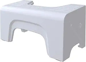 Squatty Potty Fold N Stow Compact Foldable Toilet Stool - 8 inch - White