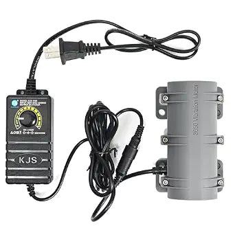 3800RPM Electric Motor, Vibration Motor, DC 12V Vibrating Motor 10W Carbon Brush Motor, Adjustable Power Supply for Electric Massage Chair Bed Industry Sieve Shaker Vibrators