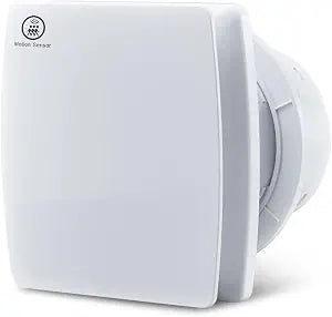 Bathroom Exhaust Automatic Fan for Wall and WIndow,Super Quiet 4 In Bathroom Motion Sensor and Delay Time Exhaust Fan with O Ring White 80 CFM Vent Fan
