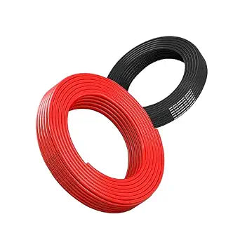 16 Gauge Flexible Electrical Wire, 25FT, Red+Black