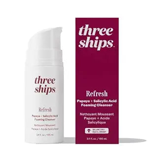 Three Ships - Refresh Papaya + Salicylic Acid Cleanser (3.4 fl oz | 100 mL)
