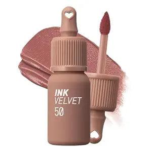 Peripera Ink The Velvet Lip Tint | Highly Pigmented, Longwear & Weightless Lip Tint | Smudge-Proof, Buildable Color for Lips & Cheeks | K-Beauty Makeup, Safe for Sensitive Lips (050 CREAMY NUDE)