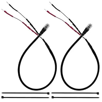 2pcs RJ11 Mirror Wire Power Cord Tap Radar Detector Hardwire Kit Compatible with Escor Uniden Radar Detectors R1 R3 R4 R7 R8 hardwire kit