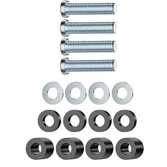 Mount-It! M8 TV Mounting Hardware Kit  Includes M8 x 35mm Screws, 5mm & 15mm Spacers, Washers  TV Screw Set for Wall Mount Installation, Compatible with Samsung, LG, Sony, Vizio & More
