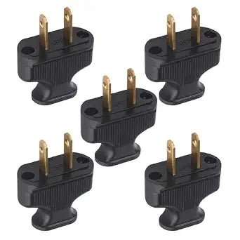 5 Pack Electrical Plug Cloth Covered Wire Lamp Cord