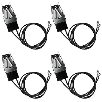WB2X8228 Element Receptacle and Wire Kit - Compatible with GE Hotpoint Electric Ranges Replacement Stove Cooktops Surface Burner Terminal Block Replaces AP2013499, PS242972 250535-4 Pack