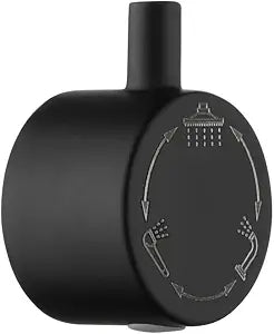Black Round 3-Way Diverter Handle for YJ-03-MB