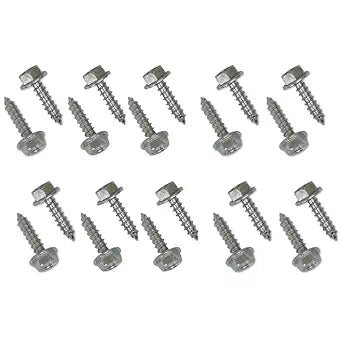SNAP-LOC E Track Screws for Wood, E Track Fastener Set, Industrial-Strength Heavy Duty Zinc Plated Screws, 1/4"x1" Lag Screws, 7/16 Hexagon Socket Head, 20 Pcs