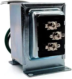 Newhouse Hardware 3040TR Dual-Volt (16V/30VA or 24V/40VA) Wired Doorbell Transformer, UL Listed Class 2, Threaded Hub Mount, Indoor Low-Voltage Power Supply for Smart Doorbells