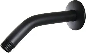 Kingston K208M0 8" Shower Arm with Round Flange, Matte Black