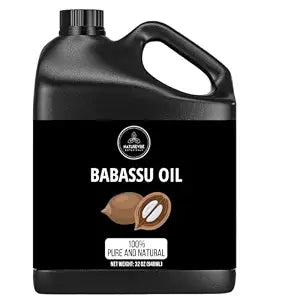 Naturevibe Botanicals Babassu Oil 32 Ounces | 100% Pure and Natural | Great for Skin Care and Hair Care