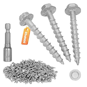 #9 x 1-1/2" Joist Hanger Screws-500 Qty,Galv. Screws for Joist Hangers