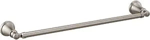 DELTA FAUCET Rubber Limited 73218-SS Woodhurst 18 in. Wall Mount Towel Bar Bath Hardware Accessory in Stainless Steel