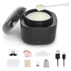 Nose Wax Kit Men, Nose Hair Waxing Kit, 158��F Smart Temp Control