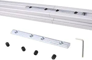 10Pcs Straight Line Connector 2020 Series Inside 3.9 Inch Joint Bracket with M5 Screws for 6mm T Slot Aluminum Extrusion Profile