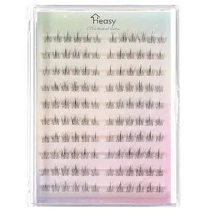 Korean Lash Clusters, 120 Pcs Asian Lash Clusters, Natural Clear Lashes