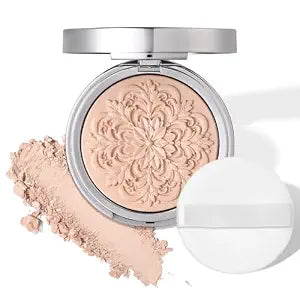 UCANBE 2-in-1 Superfreezed Pressed Setting Powder ï¿½ï¿½ï¿½ Set & Prime Powder Foundation Compact, Oil Control | Hydrating | Long-Lasting | Alcohol-Free | Paraben-Free | Smooth Matte Finish (