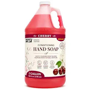 PRO NAIL NAIL SYSTEMS PRONAIL - Liquid Hand Soap Refill, Cherry, 1 Gallon - Deeply Cleanse and Hydrates, Leaving your hands Fresh and Soft - Bulk, Refill Gallon (Pkg May Vary)