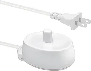 Superer Replacement Charger for Braun Oral-B Electric Toothbrush, iO Series 2/3/4/5/6, Pro 1000/3000/5000, Vitality, Smart, Genius, Model 3757, IP67 Waterproof Charging Base with 4 ft Power Cord