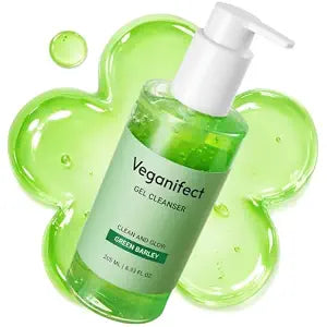 VEGANIFECT LHA Gel to Foam Cleanser, Low pH Gentle Daily Face Wash, Mild Pore Care & Hydrating Cleanser for Smooth, Balanced Skin, Korean Skincare 205ml/6.93 fl oz