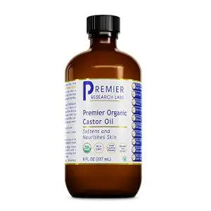 Premier Research Labs Organic Castor Oil - for Face - 8 Oz Bottle