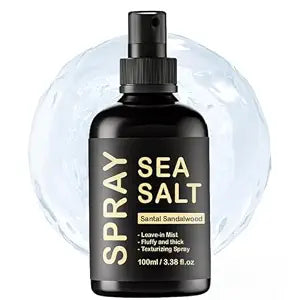 Sea Salt Spray for Men Volumizes & Texturizes & Lifts Keratin Sea Salt Spray for Hair Natural Curls and Waves Hair Light & Non-Greasy 3.38 fl oz