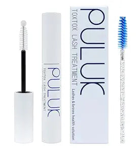 TOXTOX LASH TREATMENT 10ml & Mascara Wand 1pc, Lashes & Brows Care Solution, Eyelash Enhancing, Keratin Infused Volume Booster by HS International (Suero para Pestaï¿½ï¿