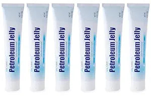 CareALL Petroleum Jelly 4 Oz. Tube (6 Pack), Unscented, 100% Pure White Petrolatum Jelly USP, Moisturizer for Dry Cracked Skin and Lips, Protectant for Minor Cuts, Scrapes, Burns.