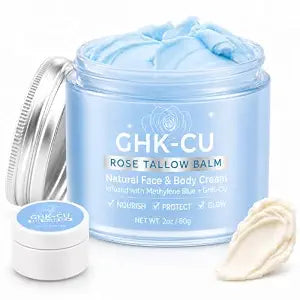 GHK-Cu Copper Peptide Face Cream with Methylene Blue, 2 Pack