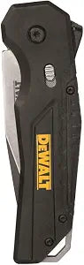 DEWALT DWHT10911 Spring Assist Opening Pocket Knife, Black