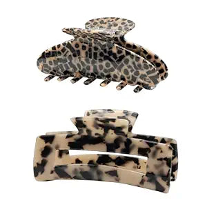 YIERSO Large Hair Claws Clips for Women, 4.33"Acetate Strong Hold Non-Slip