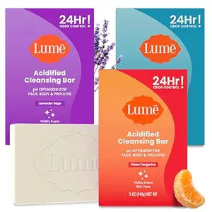 Lume Acidified Body Cleansing Bar - 8.5 oz, 3 pk (Tcombo scents)