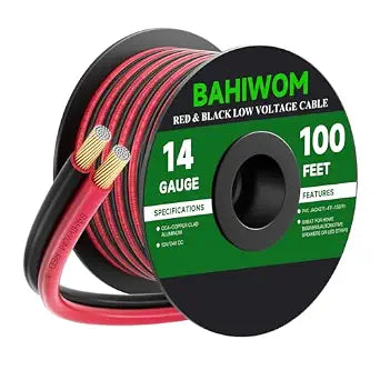 14 Gauge Wire 100FT 12V/24V DC Low Voltage Electrical Wire