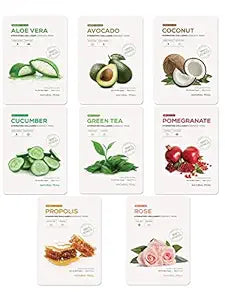 [8 Variety Packs] Hydrating Collagen Essence Face Mask (28 g / 0.99 oz.)