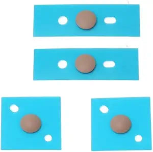 Laptop Bottom Case Rubber Feet Replacement for Microsoft Surface Laptop 3 4 5 Anti Slip Laptop Foot Pads Rose Gold
