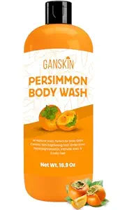 Persimmon Body Wash for Body Odor Control ��� Natural Deodorant Soap for Eliminating Odor ��� Underarms, Intimate Inner Thigh, Bikini Area, Smelly Feet ��� Purifying Deodorizing Soap, Kids Safe