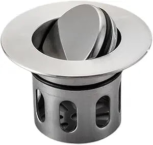 Wash Basin Bounce Drain Filter Anti Clogging Top Drainer Filter Bathroom Sink Raise Up Drainer for W/Bas