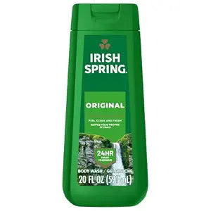 Irish Spring Body Wash for Men, 24-HR Fresh, Original Scent, 20 fl oz
