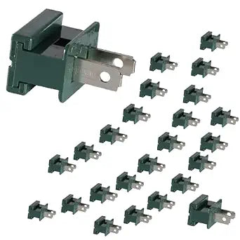 Green SPT-2 Vampire Male Plug 25 PCS Zip Gilbert Wire Connector Set