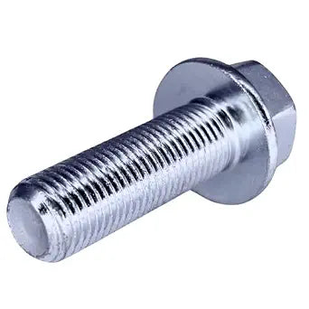 M12-1.25 x 35mm ISO Grade 10.9 Hex Flange Bolt - JIS B1189, Fully Threaded, Japanese Industry Standard Hardware (1pc)