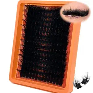 Lash Clusters Fluffy With Spikes 200D Dramatic Individual Lashes