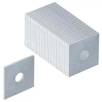 GBGS 30 Pack Square Washers Plate for 3/8" Bolt,1/8" x 1-5/8"x 1-5/8"