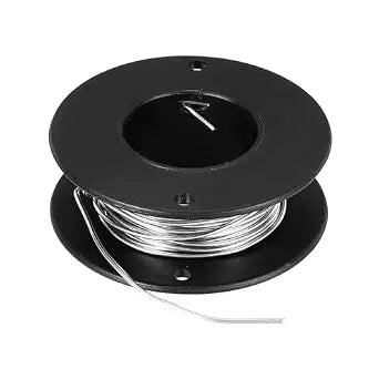 MECCANIXITY 2pcs 18 Gauge Nichrome 80 Cr20Ni80 Heating Resistance Wire 13ft High Temperature for Electronic Components Repairing,Black