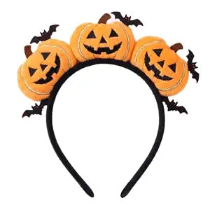 Halloween Headband, Pumpkin Bat Devil Headbands Headwear Hair Accessories