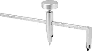 QWORK Durable Drywall Circle Cutter, Sturdy Metal Construction