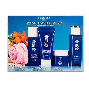 SEKKISEI Herbal Hydration 4-Step Japanese Skincare Kit